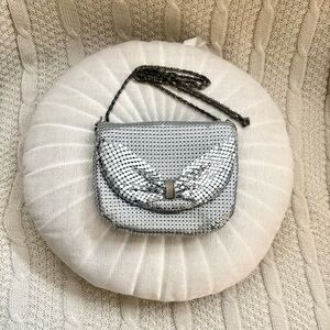Vintage Silver Mesh Sequin Bag/Purse